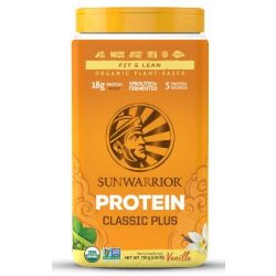 אבקת חלבון טבעוני פלוס טעם וניל SUNWARRIOR